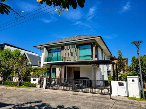 📌 ขายบ้านเดี่ยว โครงการ บี มอตโต้ กาญจนาภิเษก-พระราม 2 2 ชั้น 4 ห้องนอน 5 ห้องน้ำ