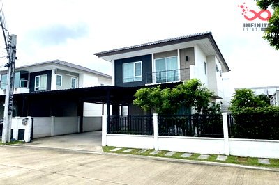 ขายบ้านเดี่ยว : ขายบ้านเดี่ยว 2 ชั้น 55 ตร.ว. เซนโทร ชัยพฤกษ์ - แจ้งวัฒนะ 1 ถนน 345