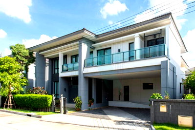 เช่าบ้านเดี่ยว ม.ราชพฤกษ์ : 📌 ให้เช่าบ้านเดี่ยว 2 ชั้น เดอะ ซิตี้ ราชพฤกษ์-สวนผัก 5 ห้องนอน 7 ห้องน้ำ