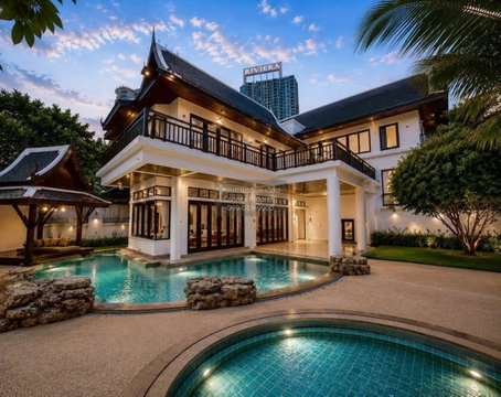 For Rent House , Dharawadi Pool Villa , Na Chom Thian , Sattahip , Chon Buri , CX-167486 ✅ Live chat with us ADD LINE @connexproperty ✅
