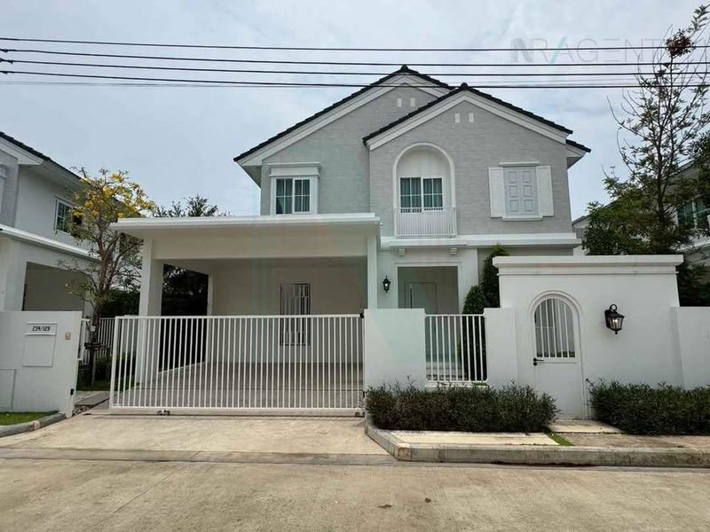 บ้านเดี่ยวให้เช่า : 📌 ให้เช่าบ้านเดี่ยว 2 ชั้น ชัยพฤกษ์ บางนา กม.15 3 ห้องนอน 4 ห้องน้ำ