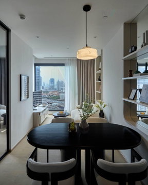 🎊 For Rent Condo ASHTON ASOKE - RAMA 9 Building 1, Floor 27,1 BED PLUS, Room size 47 sqm