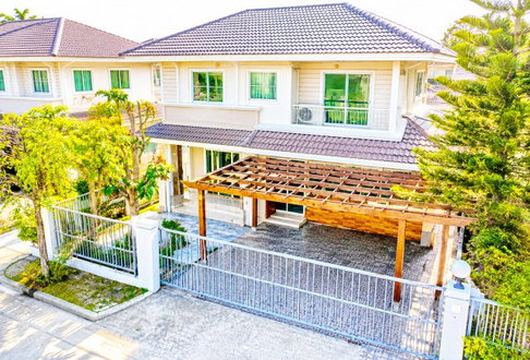 Big C, Lat Sawai Central Market Lam Luk Ka-Khlong 4 Rangsit Dream World 1.39 km. Sawai Pracharat Single house for rent 2 floors, 3 bedrooms, 3