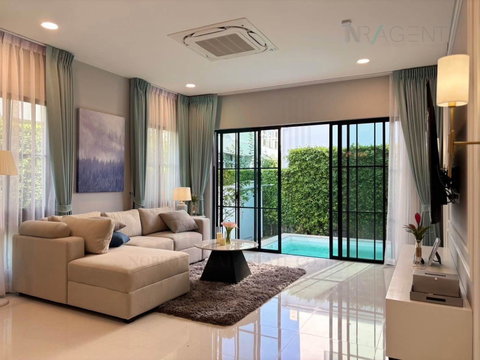📌 ให้เช่าบ้านเดี่ยว 2 ชั้น นันทวัน พระราม9 กรุงเทพกรีฑาตัดใหม่ 4 ห้องนอน 5 ห้องน้ำ