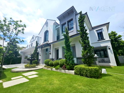 บ้านเดี่ยวให้เช่า : 📌 ให้เช่าบ้านเดี่ยว 2 ชั้น นันทวัน พระราม9-กรุงเทพกรีฑาตัดใหม่ 5 ห้องนอน 5 ห้องน้ำ