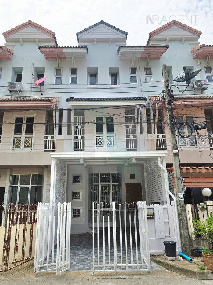 รูป ขายทาวน์เฮาส์ โครงการ บ้านริมสวน ดอนเมือง 3 ชั้น 3 ห้องนอน 3 ห้องน้ำ - รูปที่ 1/8