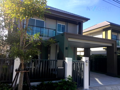 Houses for rent Nonthaburi : 📌 For Rent 2-story House CHUAN CHUEN GRAND RATCHAPRUEK-RAMA 5 4 bedroom 3 bathroom