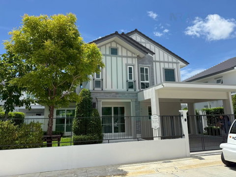 📌 ให้เช่าบ้านเดี่ยว 2 ชั้น วิลลาจจิโอ 3 ศรีนครินทร์ - บางนา 4 ห้องนอน 3 ห้องน้ำ