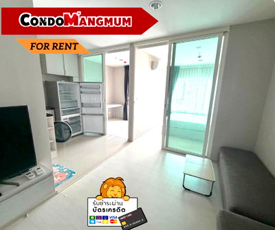Condos for rent : For Rent: Spacious 35 sq.m. unit at "Aspire Erawan"—a rare find right next to BTS Erawan. Fully equipped and ready to move in for just 9,000 THB/month