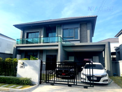 บ้านเดี่ยวให้เช่า : 📌 ให้เช่าบ้านเดี่ยว โครงการ เวนิว พระราม9 2 ชั้น 4 ห้องนอน 3 ห้องน้ำ