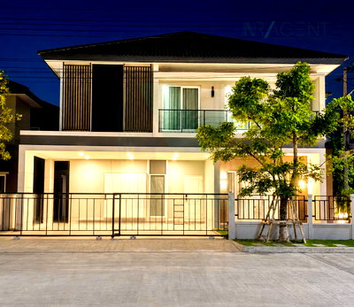 เช่าบ้านเดี่ยว นิคมอัญธานี (เจมโมโปลิส) : 📌 ให้เช่าบ้านเดี่ยว 2 ชั้น เซนโทร ศรีนครินทร์ - บางนา 4 ห้องนอน 5 ห้องน้ำ