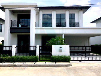 ขายบ้านเดี่ยว : 📌 ขายบ้านเดี่ยว โครงการ เศรษฐสิริ บางนา - สุวรรณภูมิ 2 ชั้น 4 ห้องนอน 5 ห้องน้ำ