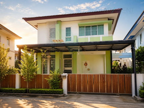 📌 ขายบ้านแฝด โครงการ บ้านพร้อมพัฒน์ พระราม 9 - วงแหวน 2 ชั้น 3 ห้องนอน 2 ห้องน้ำ