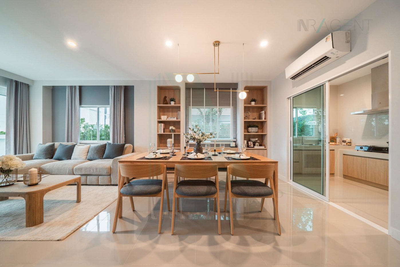 รูป 📌 ให้เช่าบ้านเดี่ยว 3 ชั้น เนอวานา แอบโซลูท กรุงเทพกรีฑา 4 ห้องนอน 4 ห้องน้ำ - รูปที่ 3/8