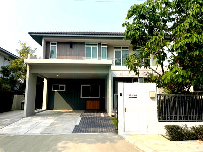 บ้านเดี่ยวให้เช่า : 📌 ให้เช่าบ้านเดี่ยว 2 ชั้น มัณฑนา บางนา-วงแหวน 4 ห้องนอน 5 ห้องน้ำ