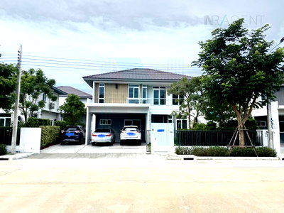 บ้านเดี่ยวให้เช่า : 📌 ให้เช่าบ้านเดี่ยว 2 ชั้น มัณฑนา บางนา-วงแหวน 4 ห้องนอน 5 ห้องน้ำ