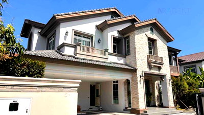 บ้านเดี่ยวให้เช่า : 📌 ให้เช่าบ้านเดี่ยว 2 ชั้น นันทวัน บางนา กม.7 4 ห้องนอน 5 ห้องน้ำ