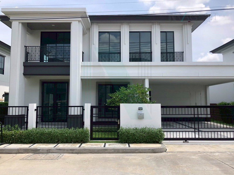 บ้านเดี่ยวให้เช่า : 📌 ให้เช่าบ้านเดี่ยว 2 ชั้น เศรษฐสิริ บางนา - สุวรรณภูมิ 4 ห้องนอน 5 ห้องน้ำ
