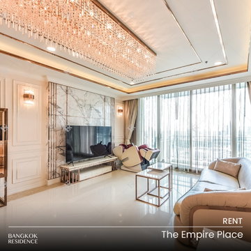 เช่าคอนโด 💙 The Empire Place, 2นอน 114ตร.ม. 57k ⭐ ดีล!ราคาพิเศษ ห้องใหญ่ ใกล้ BTS ช่องนนทรี