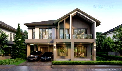 บ้านเดี่ยว สนามบินสุวรรณภูมิ : 📌 ขายบ้านเดี่ยว โครงการ บางกอก บูเลอวาร์ด พระราม 9 2 ชั้น 3 ห้องนอน 4 ห้องน้ำ