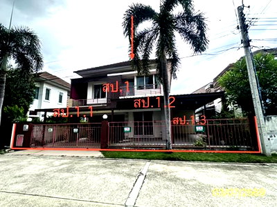 บ้านเดี่ยว เซ็นทรัล พลาซ่า เวสต์เกต : บ้านเดี่ยว 52.3 ตร.วา วิลล่า พาร์ค รัตนาธิเบศร์ บางใหญ่ นนทบุรี 6.1M