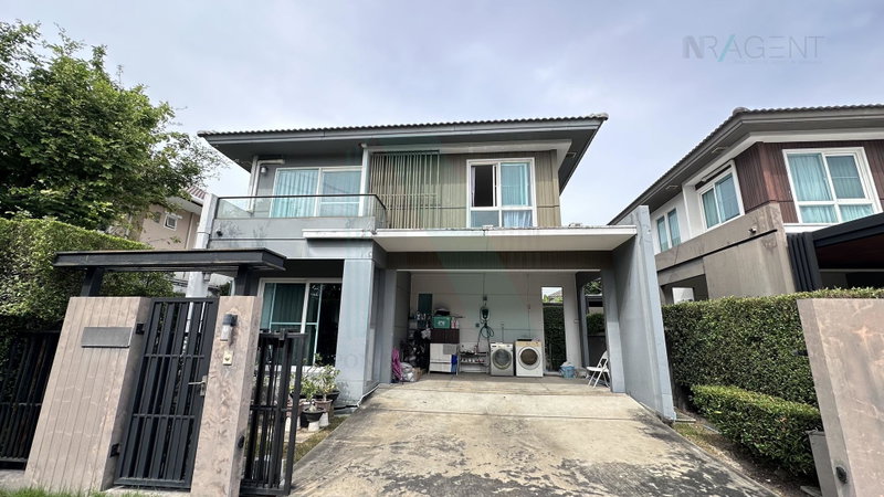 ขายบ้านเดี่ยว : ขายบ้านเดี่ยว โครงการ มัณฑนา อ่อนนุช - วงแหวน 4 2 ชั้น 3 ห้องนอน 3 ห้องน้ำ
