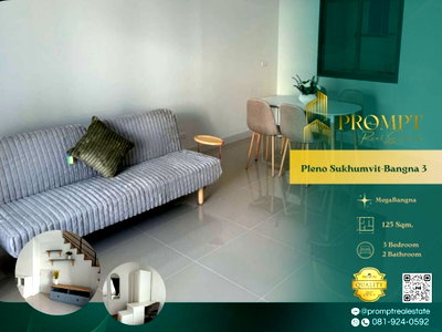 บ้านเดี่ยวให้เช่า : OP02174 - Pleno Sukhumvit-Bangna 3 : MegaBangna