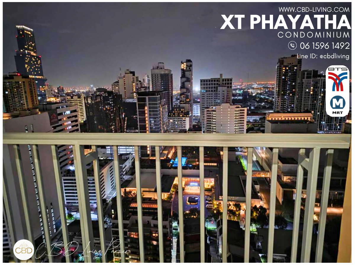 รูป For Rent XT Phayatha 42.50 sq.m. 1 Bedroom ชั้นสูง วิวไม่บล๊อก พร้อมย้ายเข้า - รูปที่ 4/4