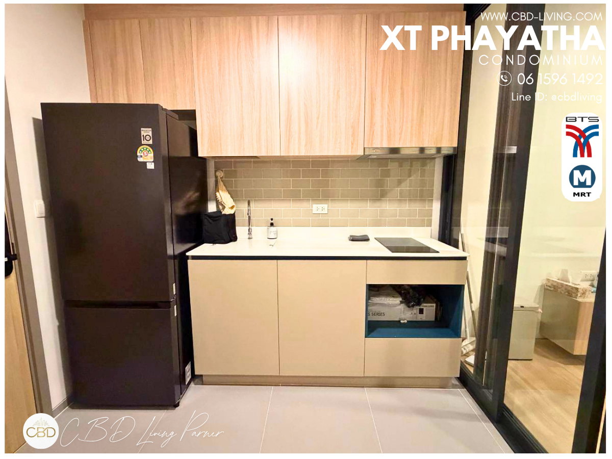 รูป For Rent XT Phayatha 42.50 sq.m. 1 Bedroom ชั้นสูง วิวไม่บล๊อก พร้อมย้ายเข้า - รูปที่ 2/4