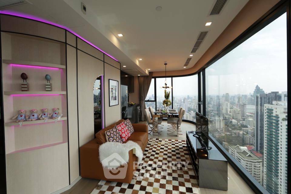 picture 42nd-Floor 3-BR At Ashton Asoke, 70m To MRT Sukhumvit (ID 511484) - 1/11