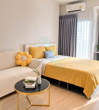 For Rent Condo IDEO RAMA 9 - ASOKE Building 1, Floor 12A,Studio, Room size 28 sqm