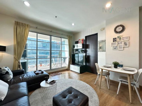 ให้เช่าคอนโด บ้านกลางกรุง สยาม - ปทุมวัน อาคาร 1 ชั้น 26 1 ห้องนอน ขนาด 50 ตรม ใกล้ Co-Co Walk Plaza