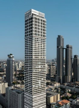 🔥Hot Deal 65K🔥 New Condo 2 Bed 2 Bath 64.52 sq.m. Super High Fl. 30+ Shuttle bus to BTS Thong Lo at Noble Form Thonglor Condo / For Rent