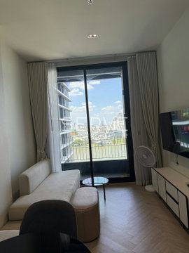🔥29K🔥 - Best River View 2 Bed Nice Room 49 sq.m. Good Location Close to Asiatique Riverfront at Chapter Charoennakhon Riverside Condo /For Rent