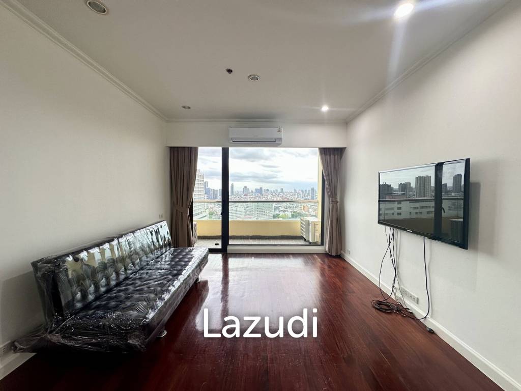 รูป 2 bed 1 bath 78 ตร.ม. ชั้นสูง วิวเมืองและแม่น้ำ ย่านคลองสาน - รูปที่ 1/15