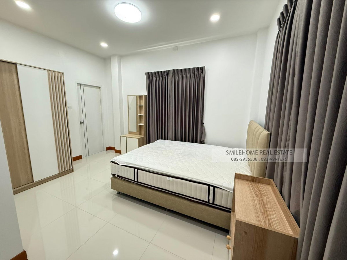 รูป **ด่วน** ปล่อยเช่าบ้านเดี่ยว  2ชั้น 3ห้องนอน 3ห้องน้ำ ขอดรถได้ 2-40คัน ห้องสวย  เฟอร์นิเจอร์ครบ - รูปที่ 8/15