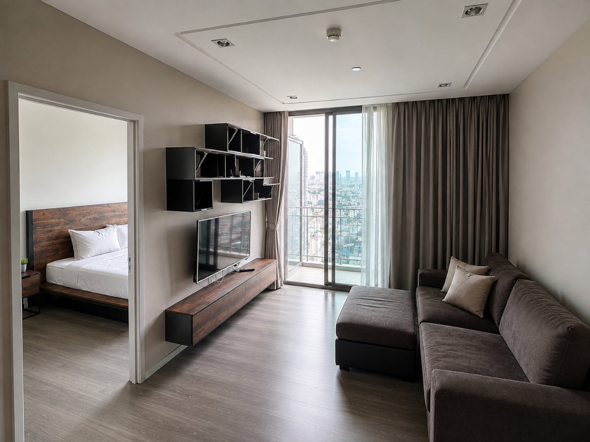 picture ✨ 𝟑𝟑𝟑𝐑𝐢𝐯𝐞𝐫𝐬𝐢𝐝𝐞 - Fully furniture , ready to move in //Ask more info LineID:@thirdproperty - 1/3