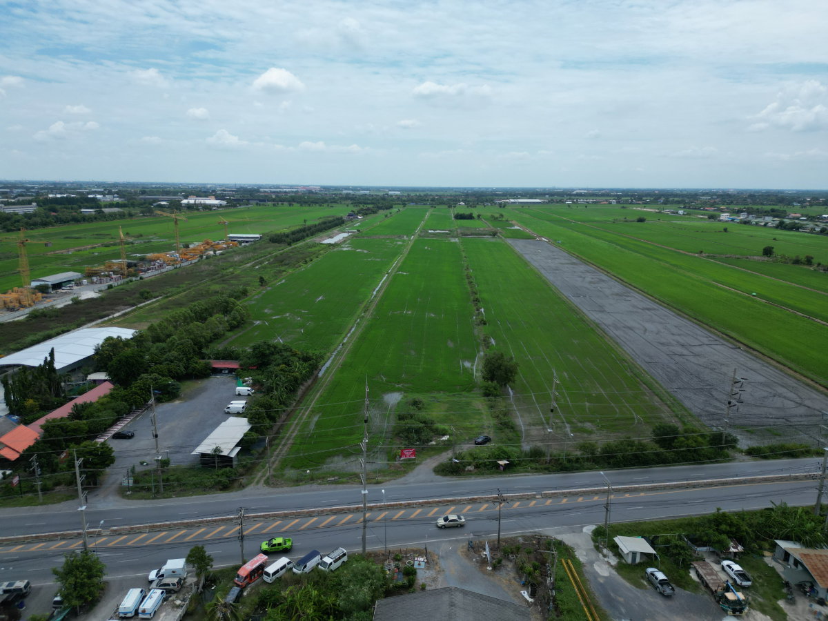 รูป ขายที่ดิน 42-0-68.0 ไร่ ติดถนนลำลูกกา (คลอง 9) จังหวัดปทุมธานี - รูปที่ 3/5