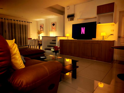 Twin houses for rent Thonburi Vocational College : 5BRS Sathorn BTS- bangwa garden house for rent