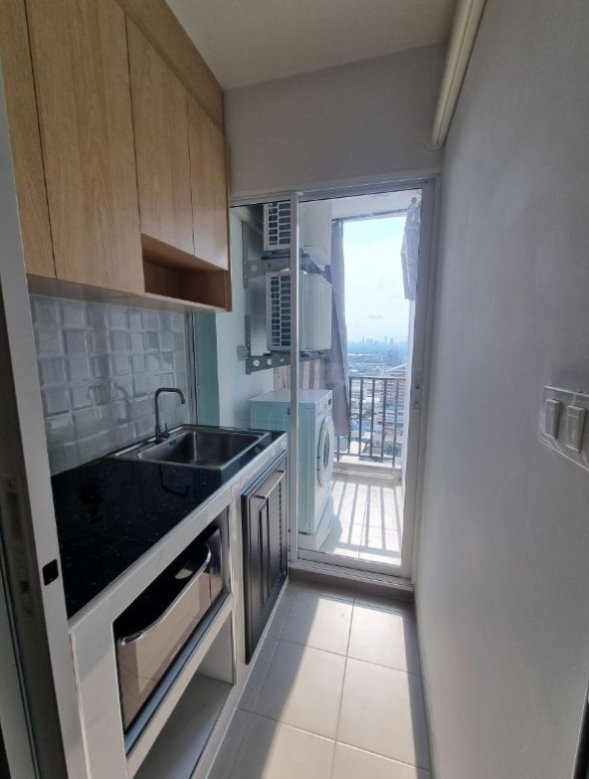 รูป ให้เช่าคอนโด Regent  Home Bangna  400 เมตร จาก BTS บางนา   28 ตร.ม.  อาคาร Aชั้น26วิวแม่น้ำ - รูปที่ 6/18