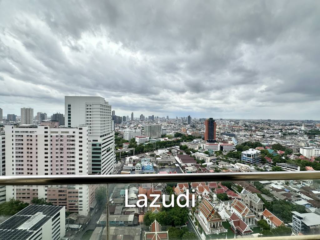 รูป 2 bed 1 bath 78 ตร.ม. ชั้นสูง วิวเมืองและแม่น้ำ ย่านคลองสาน - รูปที่ 4/15