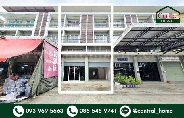 รูป อาคารพาณิชย์ 3.5 ชั้น 2 คูหา ย่านตลาดไท ทำเลดีถูกมาก - รูปที่ 1/20