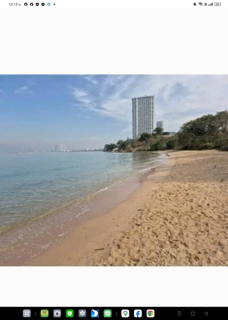 ที่ดินติดทะเล พัทยา 8ไร่ ติดชายหาดจอมเทียน