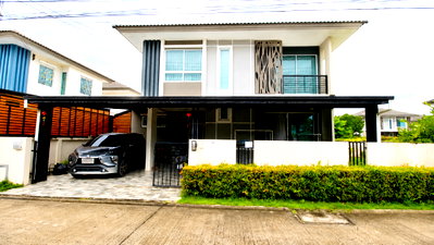 ขายบ้านเดี่ยว : ขายบ้านเดี่ยว 2 ชั้นหลังมุม Casa Ville Rayong 53 ตร.วา ใกล้หาดสุชาดาเพียง 3 กม.เนินพระ ระยอง