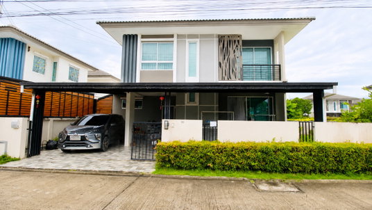 Corner Two-Storey Detached House for Sale at Casa Ville Rayong,53.2 sq.wah Only 3 km from Suchada Beach  Noen Phra, Rayong