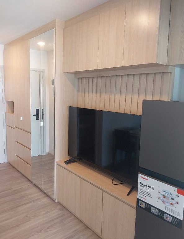 รูป ให้เช่าคอนโด Regent  Home Bangna  400 เมตร จาก BTS บางนา   28 ตร.ม.  อาคาร Aชั้น26วิวแม่น้ำ - รูปที่ 10/18