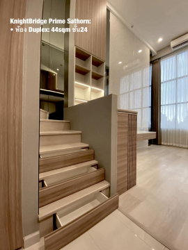 ห้องว่าง* ✅ ✅ ให้เช่า - Knightsbridge Prime Sathorn , Luxury Duplex 1 ห้องนอน พร้อมเข้าอยู่ ติดต่อไลน์ @bktasset หรือโทร 095-325-8928