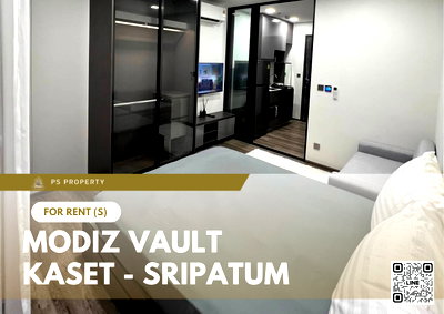 Condos for rent : For Rent ✨ MODIZ VAULT Kaset - Sripatum ✨ Fully furnished and equipped with appliances; right next to Kasetsart University.
