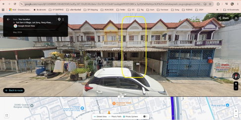 ขายทาวน์โฮมย่านบางแค หมู่บ้านสุขสันต์ 6