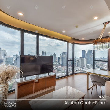 เช่าคอนโด 🌃 Ashton Chula-Silom 2นอน 57.50ตร.ม. 55k ⭐ ห้องชั้นสูง พร้อม Buit in สวยใกล้ MRT สามย่าน